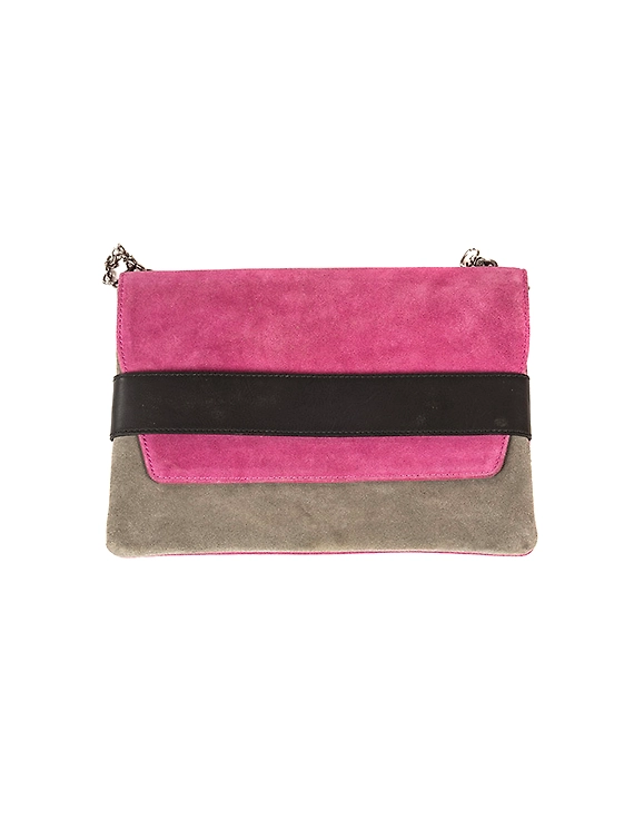 June Sling Bag (English Grey with Magenta )-3