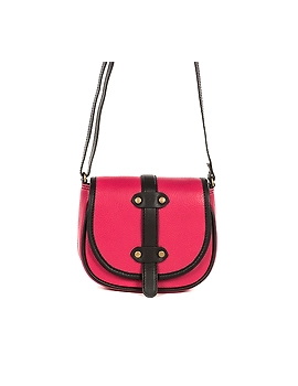 All Leather Moon Bag (Spanish Red)-FUN11_A-sm