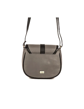 All Leather Moon Bag (Steel Grey)-2-sm