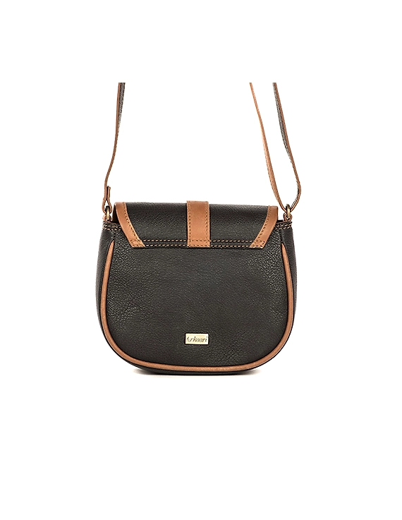 All Leather Moon Bag (Jet Black)-2
