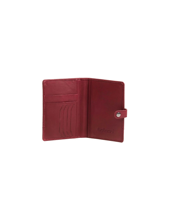 Sterling Passport Holder (Ruby Red)-1