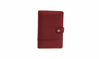 Sterling Passport Holder (Ruby Red)