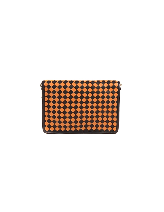 Gisha Sling Bag (Peach &amp; Indigo)-1