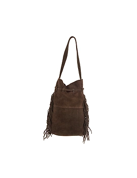 Miriam Bucket Bag (Chocolate Brown)-2-sm