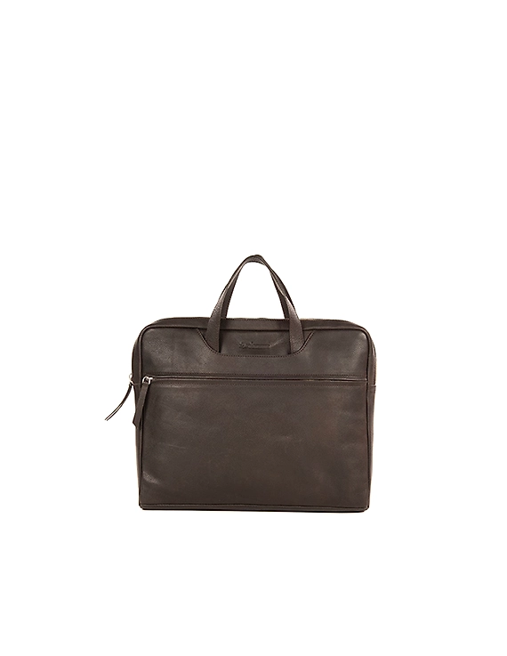 Leon Business Bag (Dark Mahogany Brown)-FUN104_b