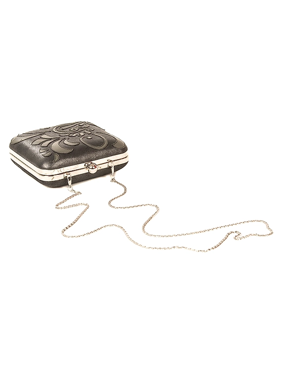 Paisley Purse (Night Silver)-2