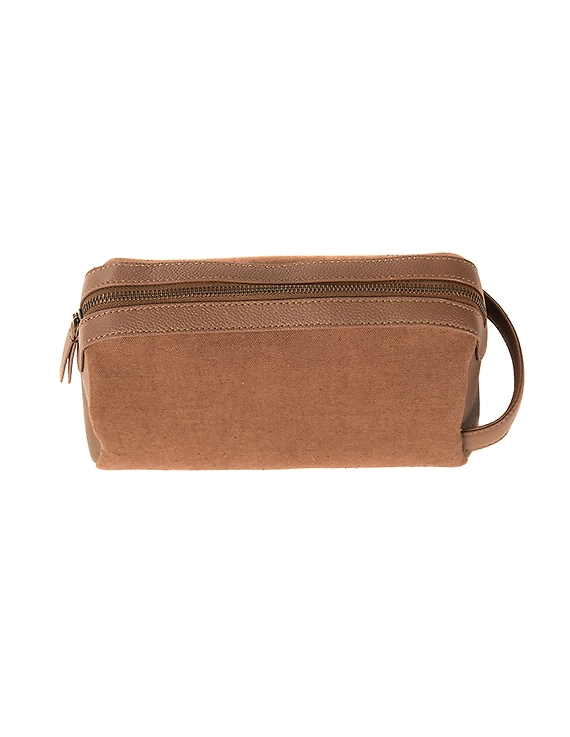 Damon Toilet Bag (Honey Tan)-2