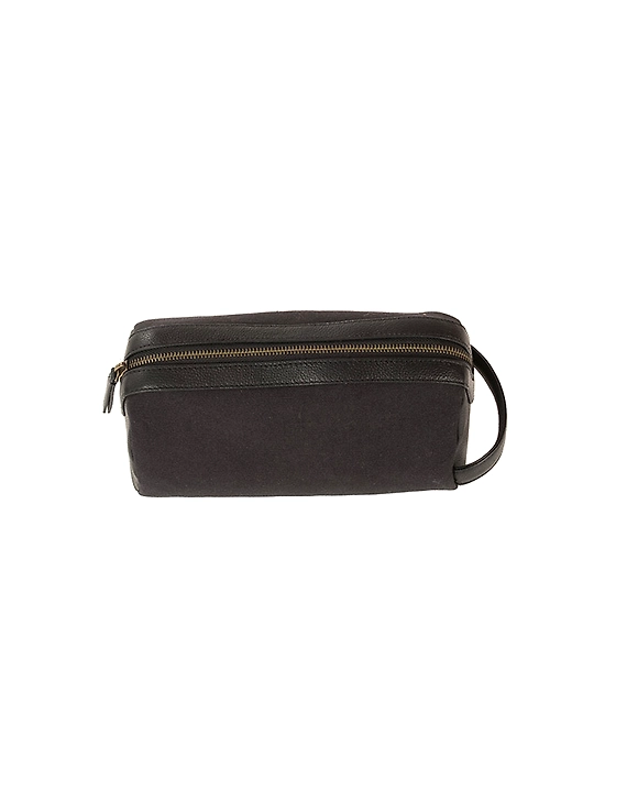 Damon Toilet Bag (Charcoal Black)-2