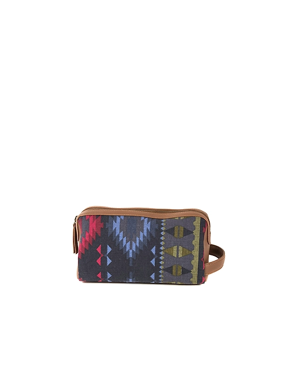 Fuchsia Toilet Bag (Printed Blue)-FUN56_a