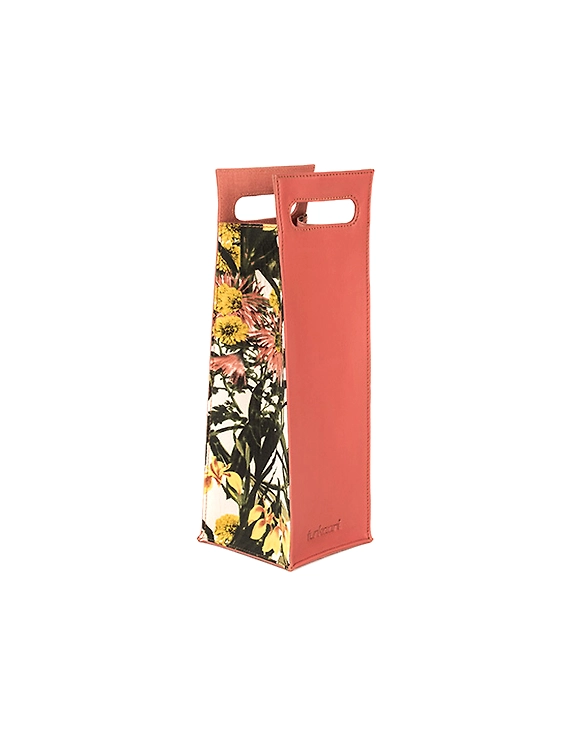 Exotica Wine Bag (Coral)-1