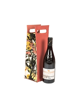 Exotica Wine Bag (Coral)-FUN60_a-sm