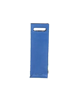 Exotica Wine Bag (Electric Blue with print)-2-sm