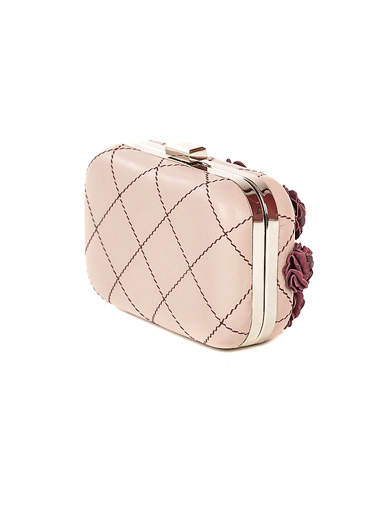 Spring Flower Purse (Rosy Pink &amp; Deep Wine)-2