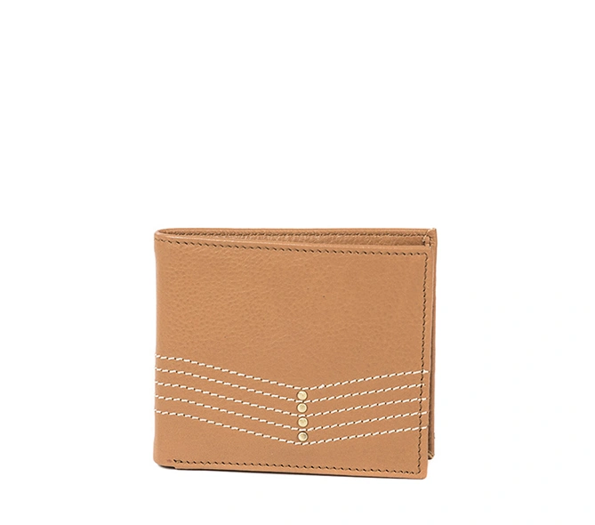 Rudy Men's Wallet (Camel Brown)-FUN73