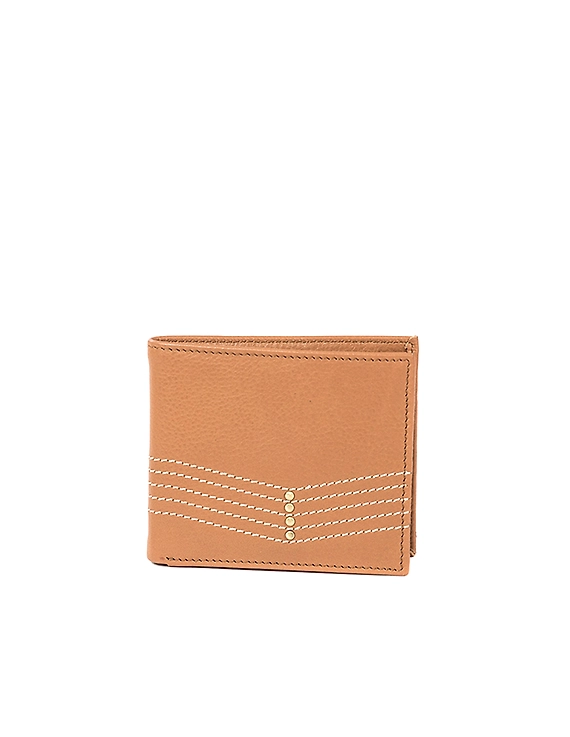 Rudy Men's Wallet (Camel Brown)-FUN73