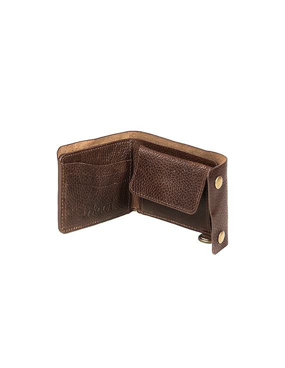 Bikers Men's Wallet (Dark Mahogany)-1
