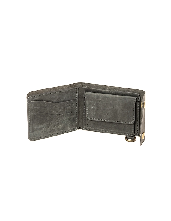 Bikers Men's Wallet (Vintage Grey)-1