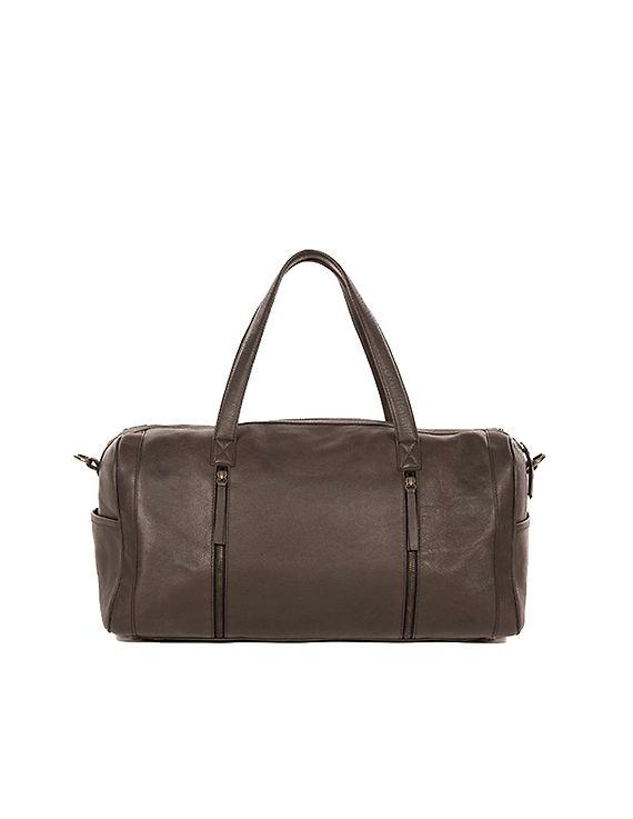 Rofel Duffle Bag (Dark Mahogany Brown)-2