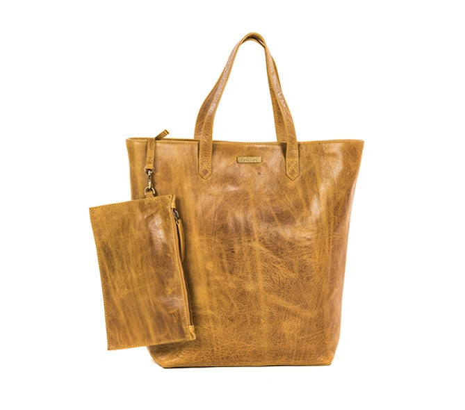 Salvia Tote Bag (Burnt Yellow)-FUN32_b