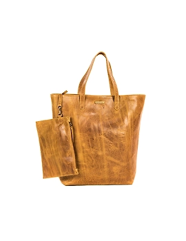 Salvia Tote Bag (Burnt Yellow)-FUN32_b-sm