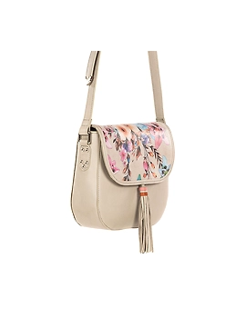 Fauna Sling Bag (Ivory with printed flap)-1-sm