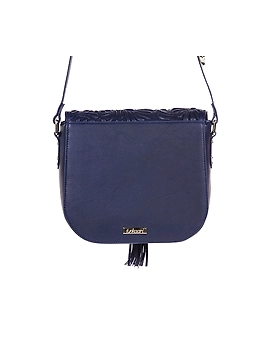 Fauna Sling Bag (Indigo Blue Quilted flap)-2-sm