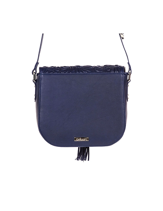Fauna Sling Bag (Indigo Blue Quilted flap)-2