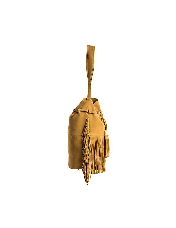 Miriam Bucket Bag (Mustard Yellow)-1