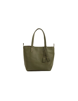 Amelle Tote bag (Olive green)-1-sm