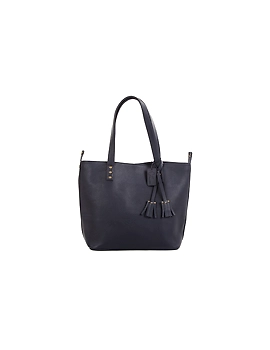 Amelle Tote bag (Navy blue)-7-sm