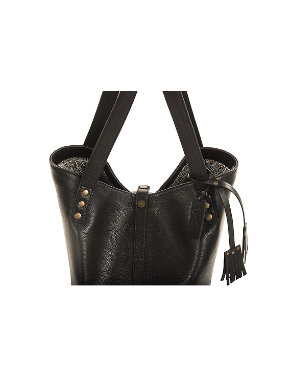 Amelle Tote bag (Jet black)-3