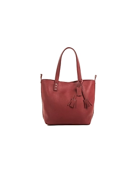 Amelle Tote bag (Dusk red)-3-sm