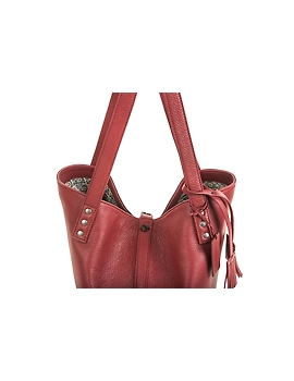 Amelle Tote bag (Dusk red)-4-sm