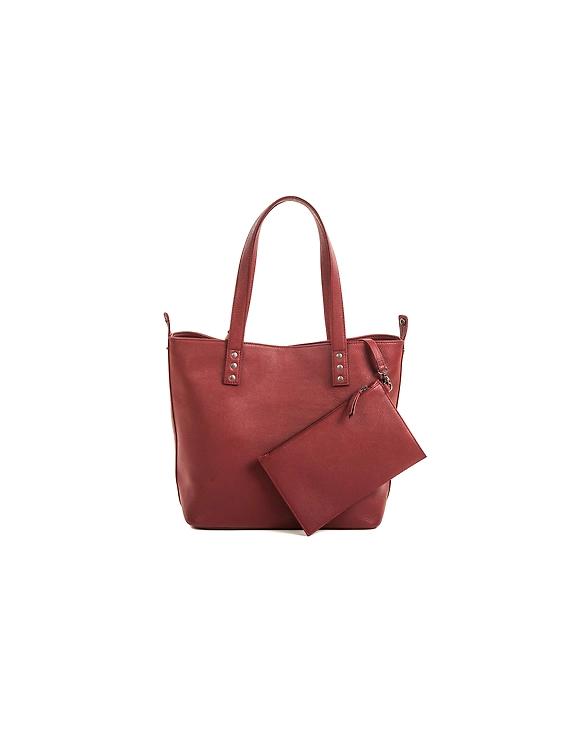 Amelle Tote bag (Dusk red)-FUN150_c
