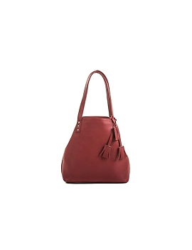 Amelle Tote bag (Dusk red)-5-sm