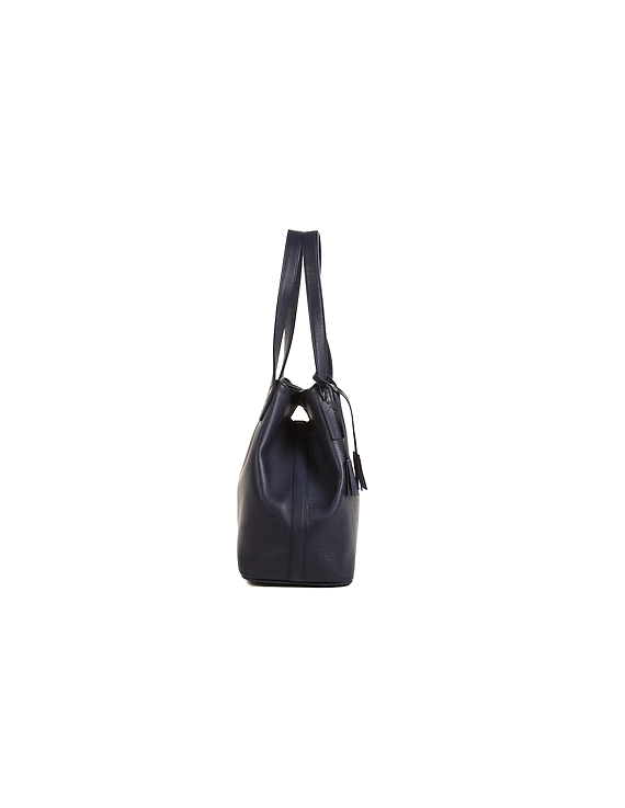 Amelle Tote bag (Navy blue)-5