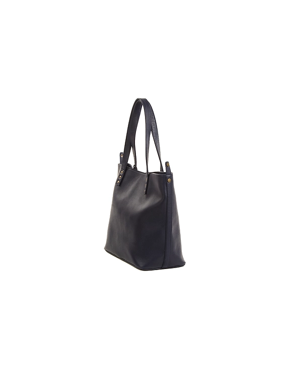 Amelle Tote bag (Navy blue)-6
