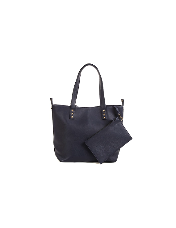 Amelle Tote bag (Navy blue)-FUN150-d