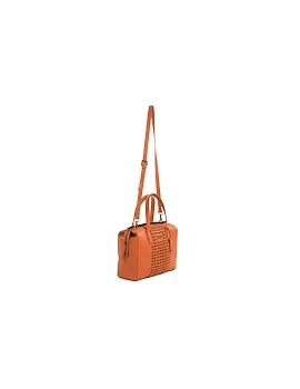 Selena Soft Bowling Bag II (Burnt orange)-3-sm
