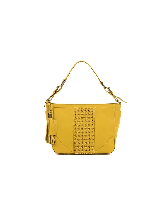 Dora handle bag II (Mellow yellow)-FUN153-a