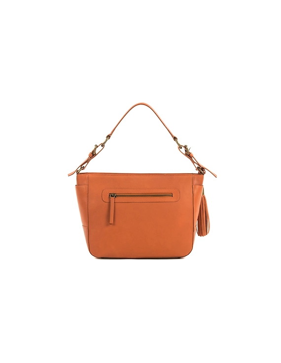 Dora handle bag II (Burnt orange)-1