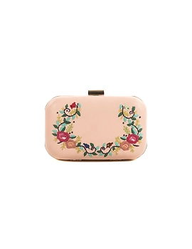 Summer floret box clutch (Rose pink)-FUN157-a-sm