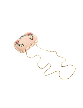 Summer floret box clutch (Rose pink)-2-sm