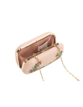 Summer floret box clutch (Rose pink)-3-sm