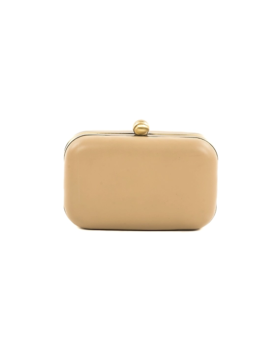 Summer floret box clutch (Beige)-5