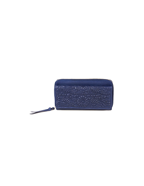 Bianca Wallet (Indigo Blue Quilted Flap)-FUN68
