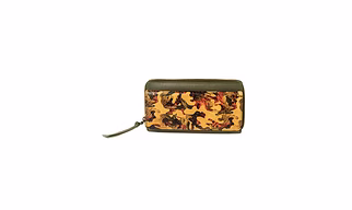 Bianca Wallet (Olive Green printed)