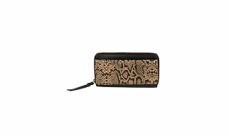 Bianca Wallet (Charcoal Black printed)