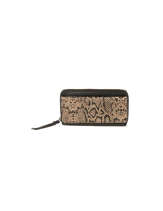 Bianca Wallet (Charcoal Black printed)-FUN66E