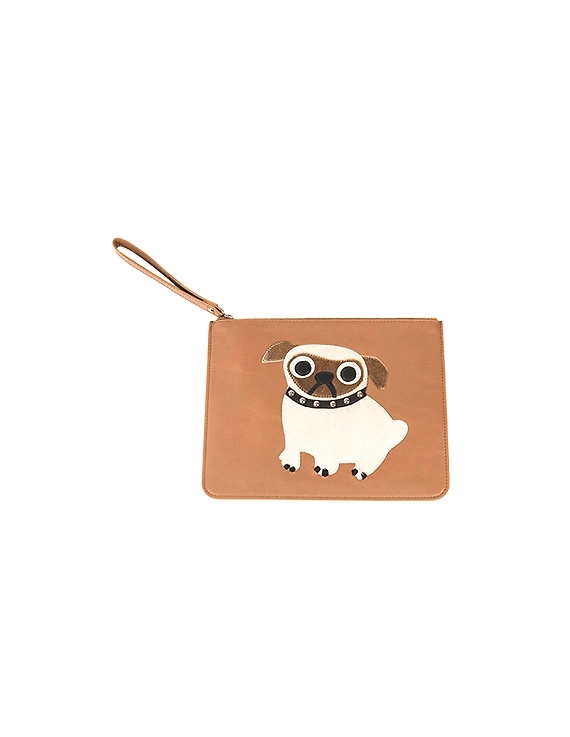 Puggy Multipurpose Pouch (Walnut Brown)-FUN62_A